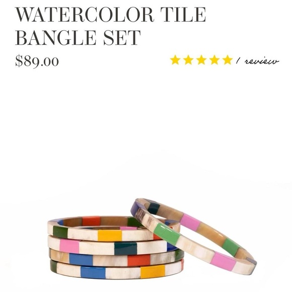Multicolored Acrylic Bangles - Picture 3 of 7